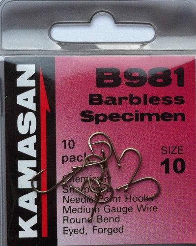 Kamasan b981 eyed barbless - b981,