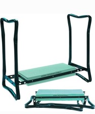 Garden Gear Folding Garden Kneeler Padded Seat Foam Cushion Portable Tool Pouch