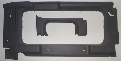 Black rear window surround - black,