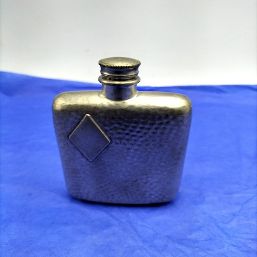 Vintage retro metal hip - vintage, flask