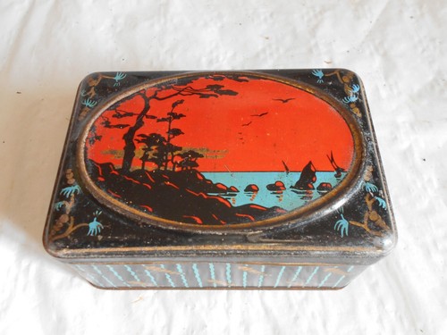 Vintage tin box - tin,