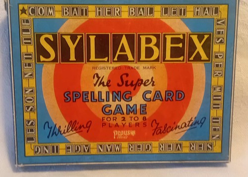 Vintage sylabex super spelling - sylabex,