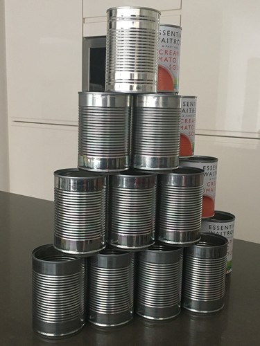 12x empty tin - 12x, for