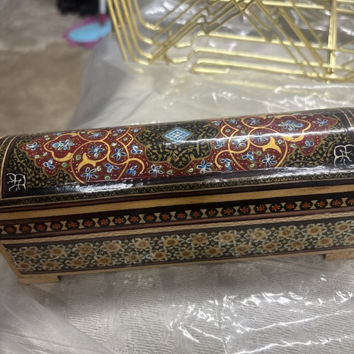 Vtg trinket box - box, persian