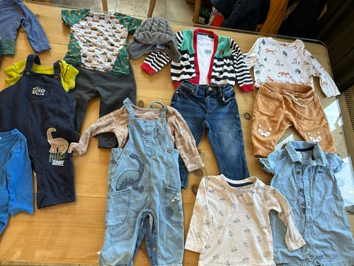 Large baby boy 12m clothes - large,
