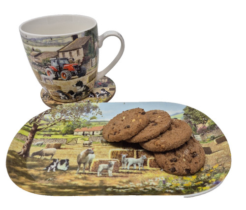 Farming mug coaster - mug,