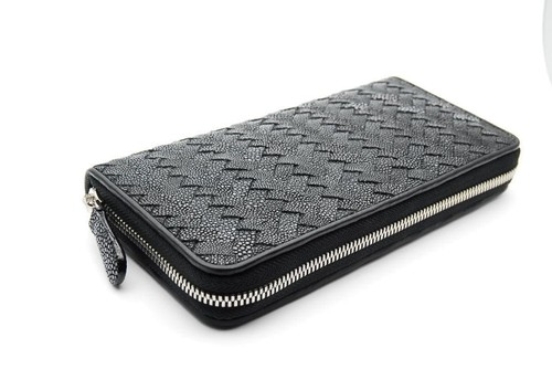 Genuine stingray leather zip - genuine,