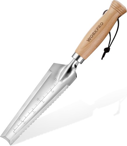 Garden trowel with wood - garden,