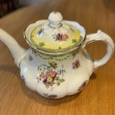 Antique Floral Teapot