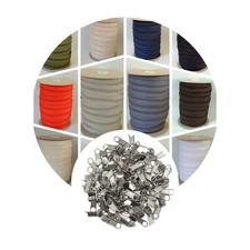 Continuous Zips No3 Nylon chain  & Nickel Sliders Upholstery Cushions Bags