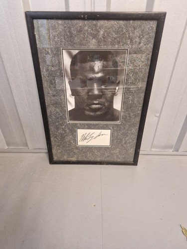 Mike tyson signed framed - mike,