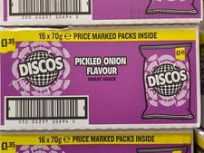 Discos pickled Onion 16x70gm