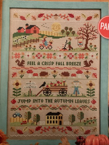 Fall into autumn sampler farm - sampler,