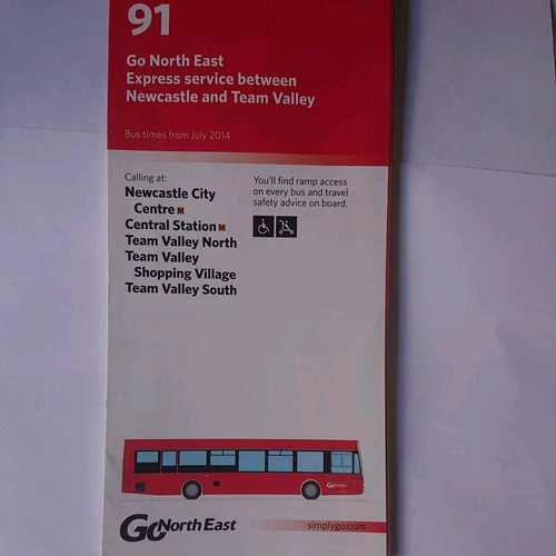 North east timetable - north, 91