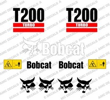 BOBCAT T200 SKID STEER DECAL STICKER SET
