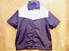 Men's pink black Elvis 1956 style bowling shirt,yoke & loopRockabilly,1950's,US