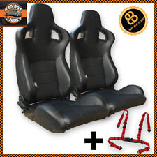 Pair BB6 Black Reclining