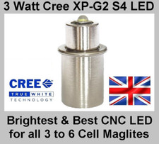 Maglite LED Upgrade TTS Conversion Cree XP-G2 Bulb for 3 4 5 6 D & C Cell Torch 