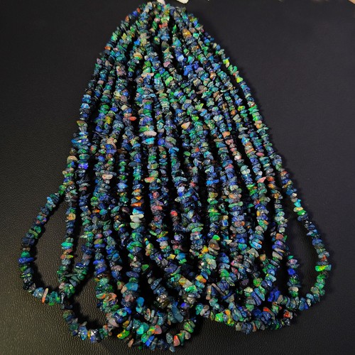 Natural black fire opal - natural,