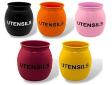 Barrel shaped utensil holder - barrel,