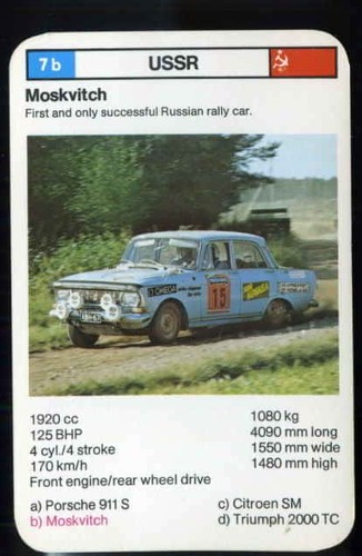 Moskvitch russian rally - moskvitch, car