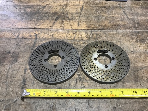 Dividing head index - dividing, plates