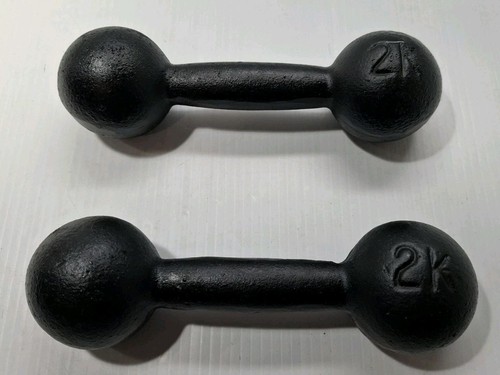 Pair antique cast iron - cast,
