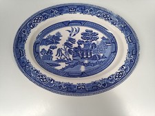 Alfred Meakin Blue White Oval
