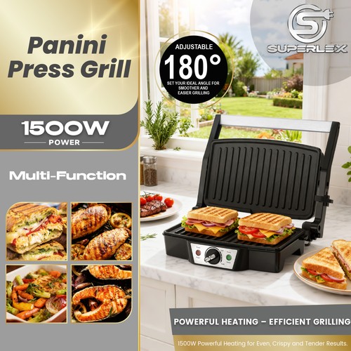 Superlex electric panini press - electric,