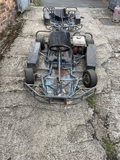 two petrol go karts  / go-carts [projects need finishing]