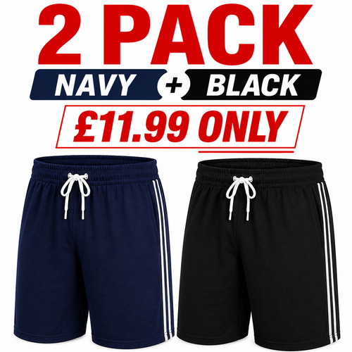 Pack mens loungewear shorts - 2,