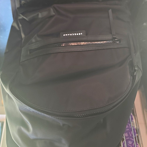 Longchamp black daypack - longchamp,