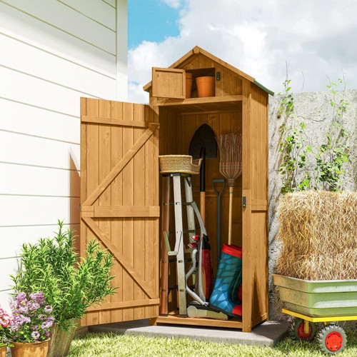 Outsunny wooden garden storage - outsunny,