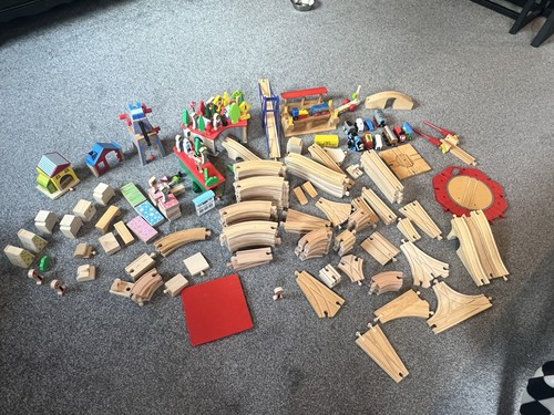 Job lot mixed wooden - of, train