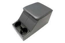Terrafirma Land Rover Defender Grey Vinyl Cubby Box Inc Cup Holders - TF2662G
