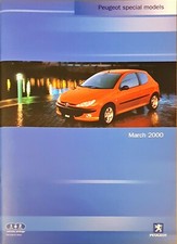 Peugeot Special Models Range Brochure 2000 - 106 / 206 / 306 / 406 / 806