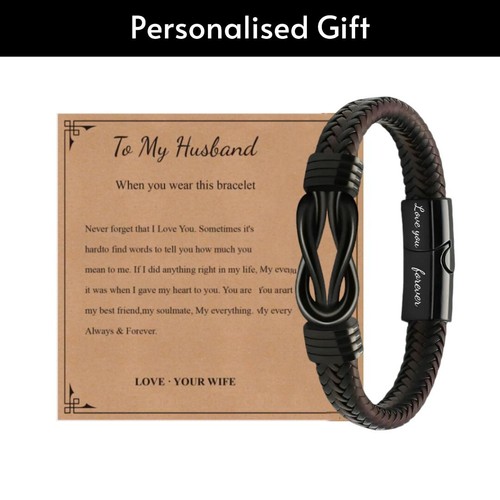 Mens personalised infinity - mens,