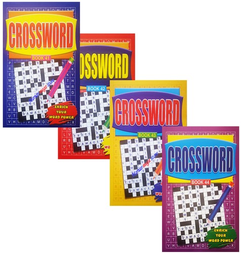Mega crossword puzzle books - a5,