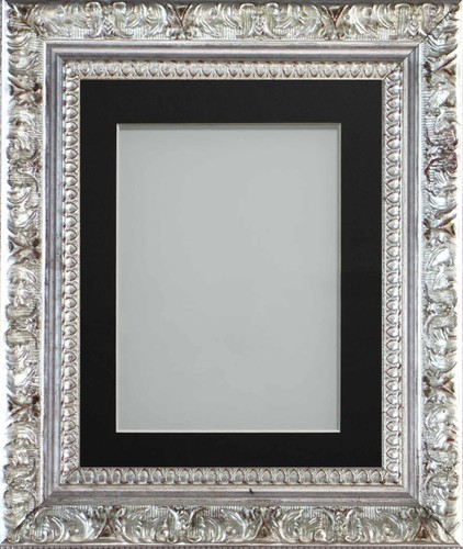Ornate silver photo - silver,