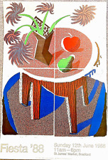 David Hockney Fiesta '88 (Bradford Festival) Poster 1988