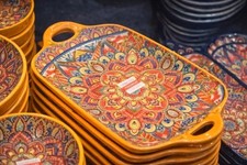 Bohemian Ceramic Orange