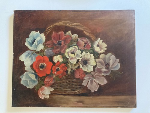 Vintage antique oil painting - vintage,