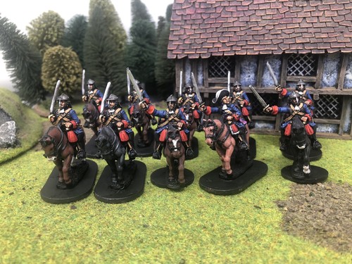 Late c17 english cuirassiers - late,