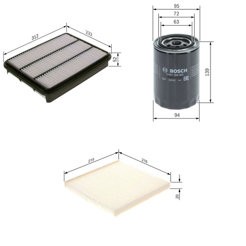 Bosch service kit with - bosch, air