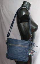 Mantaray Faux Leather Navy