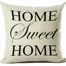 "HOME SWEET HOME" Linen Blend