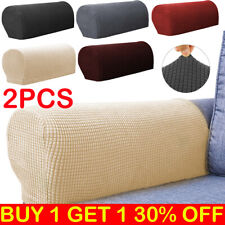 2X Sofa Armchair Covers Stretch Chair Arm Protector Cover Couch Recliner Armrest