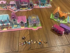 Bundle Of Vintage Bluebird  Polly Pocket Sets And Figures