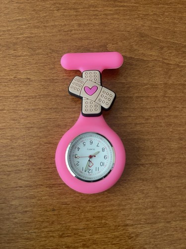 New pink plaster nursing fob - pink,