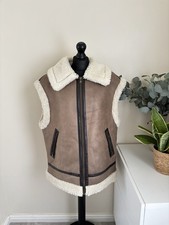 F&F Women Shearling Gilet Size